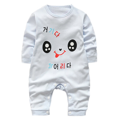 

Autumn Baby Boy Girl Clothes Casual Cartoon Animal Print Romper Infant Long Sleeve Children Rompers Jumpsuit Outfits