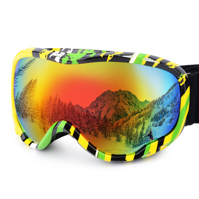 

Snowboard Goggles UV400 Protection Skiing Snowboarding Goggles with Anti Fog Anti-snowblindness for Men Women