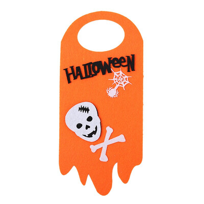 

Halloween Door Hanging Pendant Hangtag Halloween Props Window Decoration Pumpkin Ghost Cat Hanging Strips Decoration