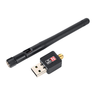 

USB WiFi Receiver Adapter MT7601 Lan Wireless Network Card PC Laptop 150Mbps 24Ghz Antenna External WiFi Receiver