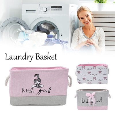 

Cute Laundry Basket Item Bag Flat House Need Storage Basket Toy Organizer