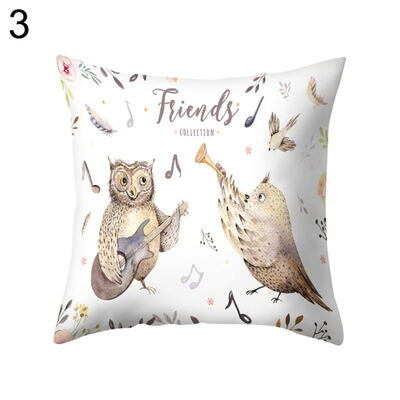

Rabbit Elephant Square Throw Pillow Case Cushion Protector Cover Bedding Article