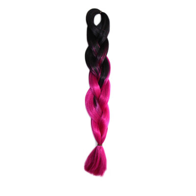 

Gobestart Individual Braid Wigs Big Braids Color Gradient Small Black Dirty Pigtail