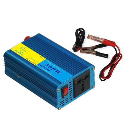 

Power Inverter Vehicle Power Converter Universal Pure Sine Wave 300W DC 12V to 110V AC