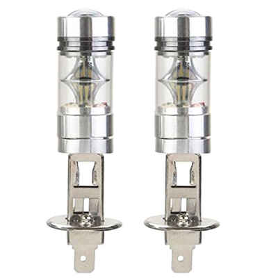 

2PCS Car 100W H1 White Fog Driving Head Lights 20LED Automobile Auto LED Fog Bulbs Car Headlamp Kit