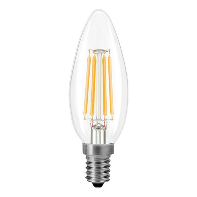 

4W LED Light Bulb 2700K Warm White E14 Base Candelabra Bulb LED Lamp 40W Equivalent Clear Filament Vintage Style LED Light Bulb