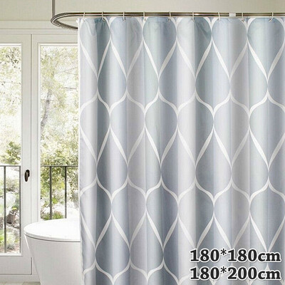 

Willstar Bathroom Fabric Shower Curtain Extra Wide Extra Long Standard Ring Waterproof