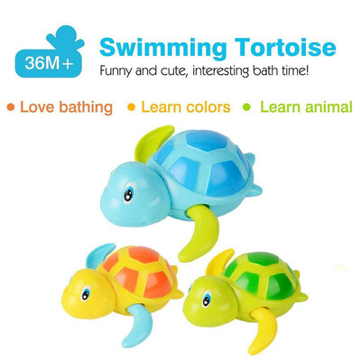 

YIWULABaby Bath Swimming Bath Pool Toy Cute Wind Up Turtle Animal Bath Toys Set