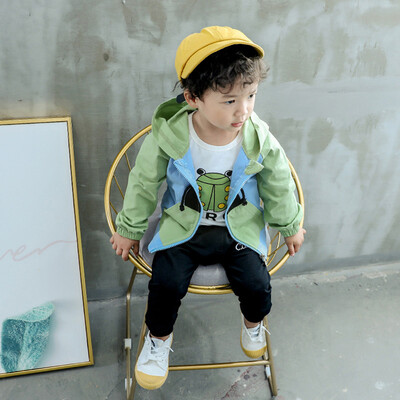 

New Autumn 0-4T 3pcs Lovely Baby Boy Girl Long Sleeve Cartoon Print T-shirt Hoodie Sweatshirt Trousers Casual Fashion Outfits