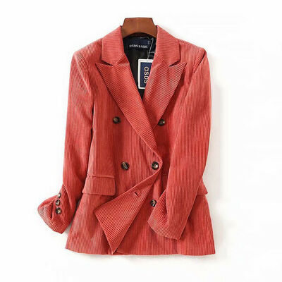

Women Slim Casual Blazer Jacket Top Outwear Long Sleeve Career Formal Long Coat
