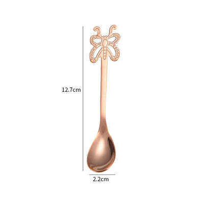 

Stainless Steel Creative Cartoon Cup Coffee Cup Butterfly Spoon Household Items