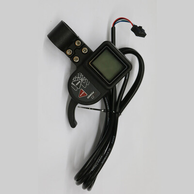 

E-bike 36V Handlebar LED Digit Display Meter Throttle Grip For Electric Scooter