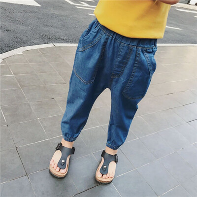 

Summer Toddlers Children Kids Casual Denim Pants Baby Boys Long Pants Sports Trousers Bottoms