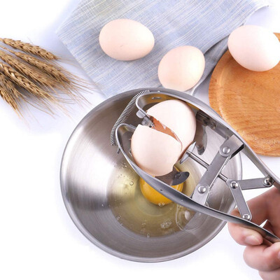 

Stainless Steel Egg Scissors Eggshell Cutter Egg Cracker Separator Raw Egg Opener Creative Kitchen Tools Kitchen Gadgets