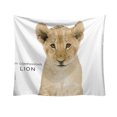 

Toponeto Fashion Tapestry Planet Animals Pattern Style Decorative Tapestry Home Decor