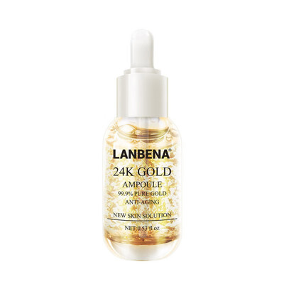 

Natural 24K Gold Serum Essence Anti Wrinkle Anti Aging Fine Lines Moisturizing Whitening Firming Face Cream Skin Care