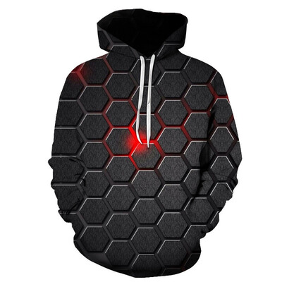 

Toponeto Unisex Mens 3D Printing Creative Round Neck Casual Long Shirts Top Blouse