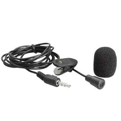 

Mini Portable Compact Tie Lapel Clip 35mm Microphone Audio Mic Multifunction Loudspeaker