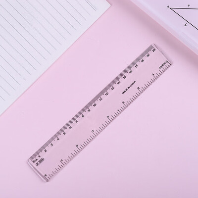 

Toponeto Clear Plastic Straight Ruler Plastic Measuring Tool for Student School Office