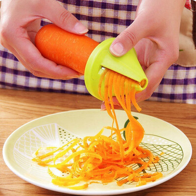

Toponeto Kitchen Multi-Function Cutter Creative Spiral Wire Cutter Rotary Cutter Cut Vege