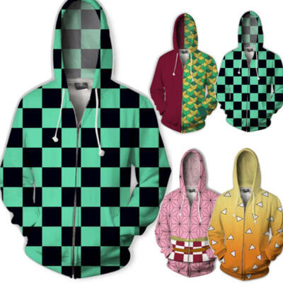 

Anime Demon Slayer Kimetsu no Yaiba Printed Cosplay Hoodie Jumper Sweatshirts