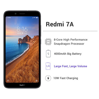 

Xiaomi Redmi 7A 4G Smartphone Snapdargon 439 2GB3GB 32GB Octa Core 545 Screen 4000mAh 13MP Cam Cell Phone Global Version