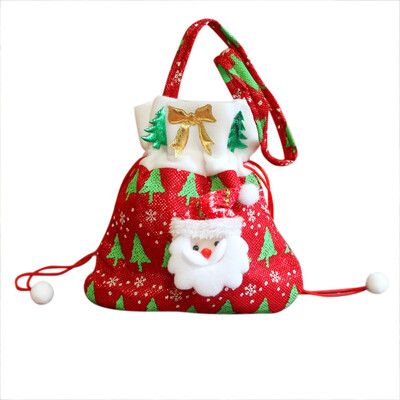 

Gobestart Christmas Santa Snowman Decorative Gift Bag for Candy Stocking Filler