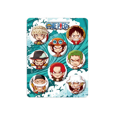 

redCherry Anime Brooches Button Badges Pins Set for Clothes Backpack Pencil Case 8pcsset