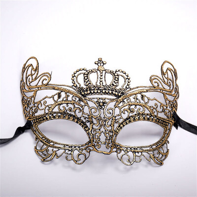

Siaonvr Masquerade Lace Mask Catwoman Halloween Cutout Prom Party Mask Accessories HOT