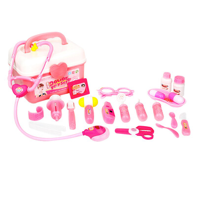 

Siaonvr 22PCS Children Pretending Doctors Medical Game Suit Role Playing Toy