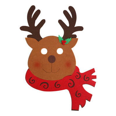 

Tailored Santa Claus Snowman Elk Mask Full Face Covered Party Mask Christmas Decoration