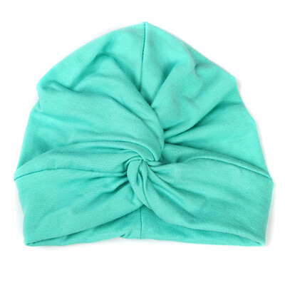 

12 Colors Kids Girls Baby Toddler Turban Knotted Bow Hat Cap Headband Hair Band Head wear