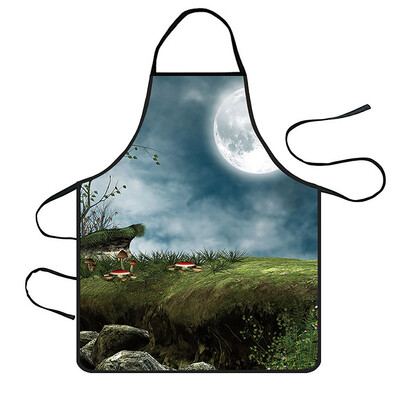 

Toponeto Home Women Waterproof Cute Cartoon Kitchen Restaurant Cooking Bib Apron Aprons