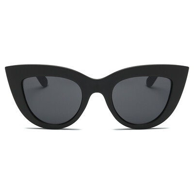 

Vintage Retro Cat Eye Sunglasses Women Big Frame Sun Glasses Black ladies Sunglass Wrap Eyewear oculos Modified face