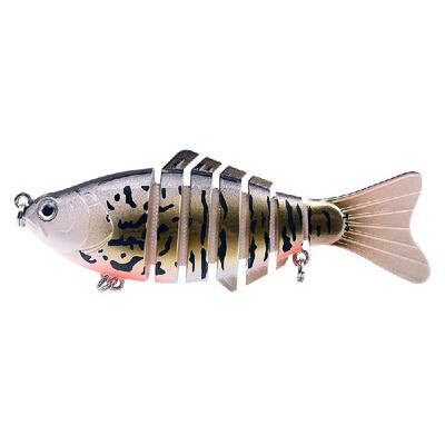

10cm156g Lifelike 7 Jointed Sections Swimbait Fishing Lure Crankbait Hard Bait Fish Hook Fishing Tackle