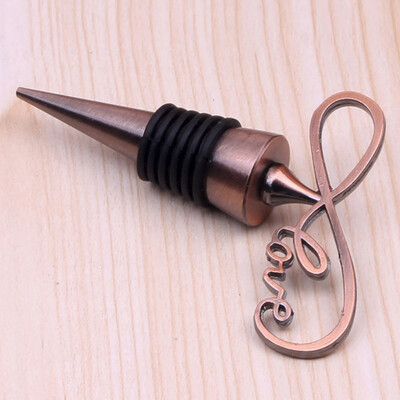 

Gobestart Zinc Alloy Wine Bottle Stopper Metal Clear Rhinestones