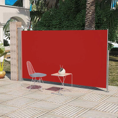

Patio Terrace Side Awning Red 52"x910