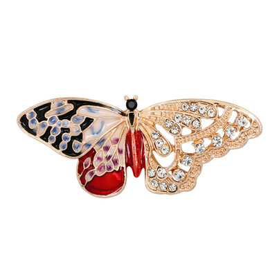 

Women Rhinestone Insect Brooch Colorful Oil Drip Pin Girls Clothes Decorative Alloy Breastpin Corsage