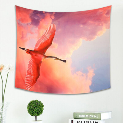 

Indian Animal Painting Tapestries Polyester Fabric Printed Wall Decor Beach Towel Bedspread Wall Hanging Room Home Decoration