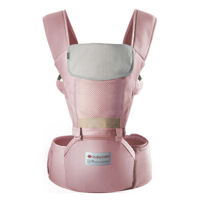 

Babycare breathable multi-function baby sling front hug baby waist stool four seasons baby holding belt 9821 Mansa Red