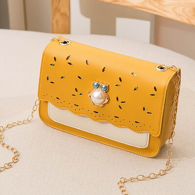 

Tailored Fashion Ladies Carved Shoulder Small Square Bag Messenger Bag Mobile Phone Bag