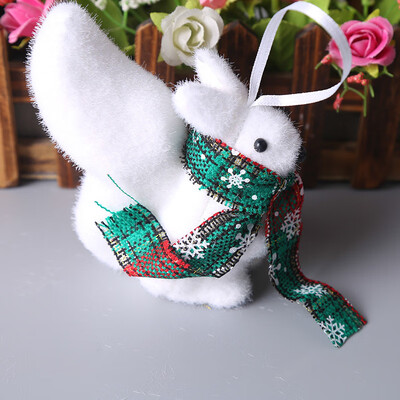 

Tailored 1 Pcs Xmas Tree Pendant White Cute Bear Deer Foam Kids Gift Home