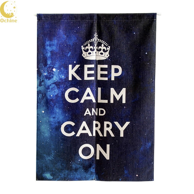 

OCHINE 85120cm Starry Sky Cotton And Linen Curtains Curtain Entrance Half Curtain Decoration