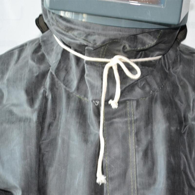 

Wholesale direct sales rubber cloth flat frame protective blasting suit dust-proof sanding clothing wear-resistant grinding clothe