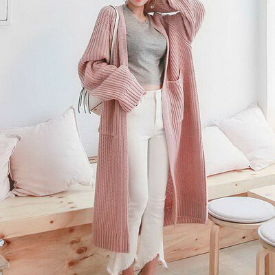 

Tailored Women Long Sleeved Light weight Casual Knit Cardigan Sweaters