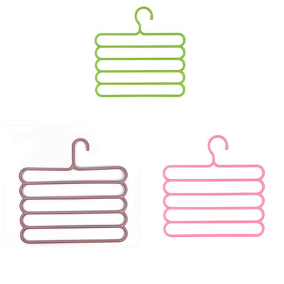 

5 Layers Clothes Rack Holder Hook Pants Trousers Denim Jeans Scarf Coat Hanger