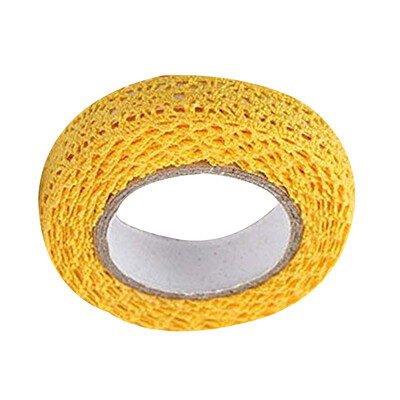 

Cartoon Fabric Lace Tape Colorful Self Adhesive Border Band DIY Xmas Wedding Party Gift Ornament
