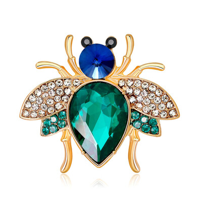 

Animals Brooch Pins Bee Rabbit Octopus Cat Owl Bird Cat Enamel Brooches for Women Men Crystal Brooch
