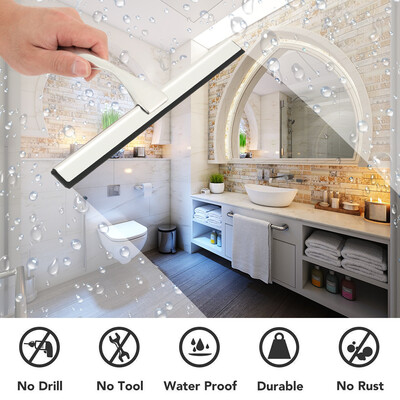 

Shower Squeegee Stainless Steel Window Squeegee Window Wiper Shower Wiper