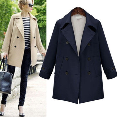 

Tailored Winter Lady Womens Warm Faux Splice Zipper Coat Jacket Outerwear